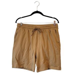 Richer Poorer Men's Mustard Yellow Jersey Knit Shorts Size M